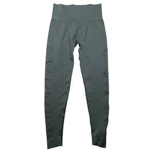 SET Active Seamless Ribbed Leggings Charcoal Grey Size S‎ Athleisure